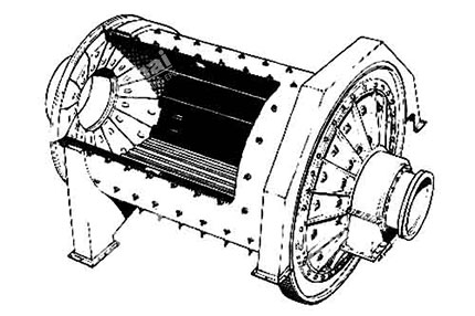 dry rod mill principle
