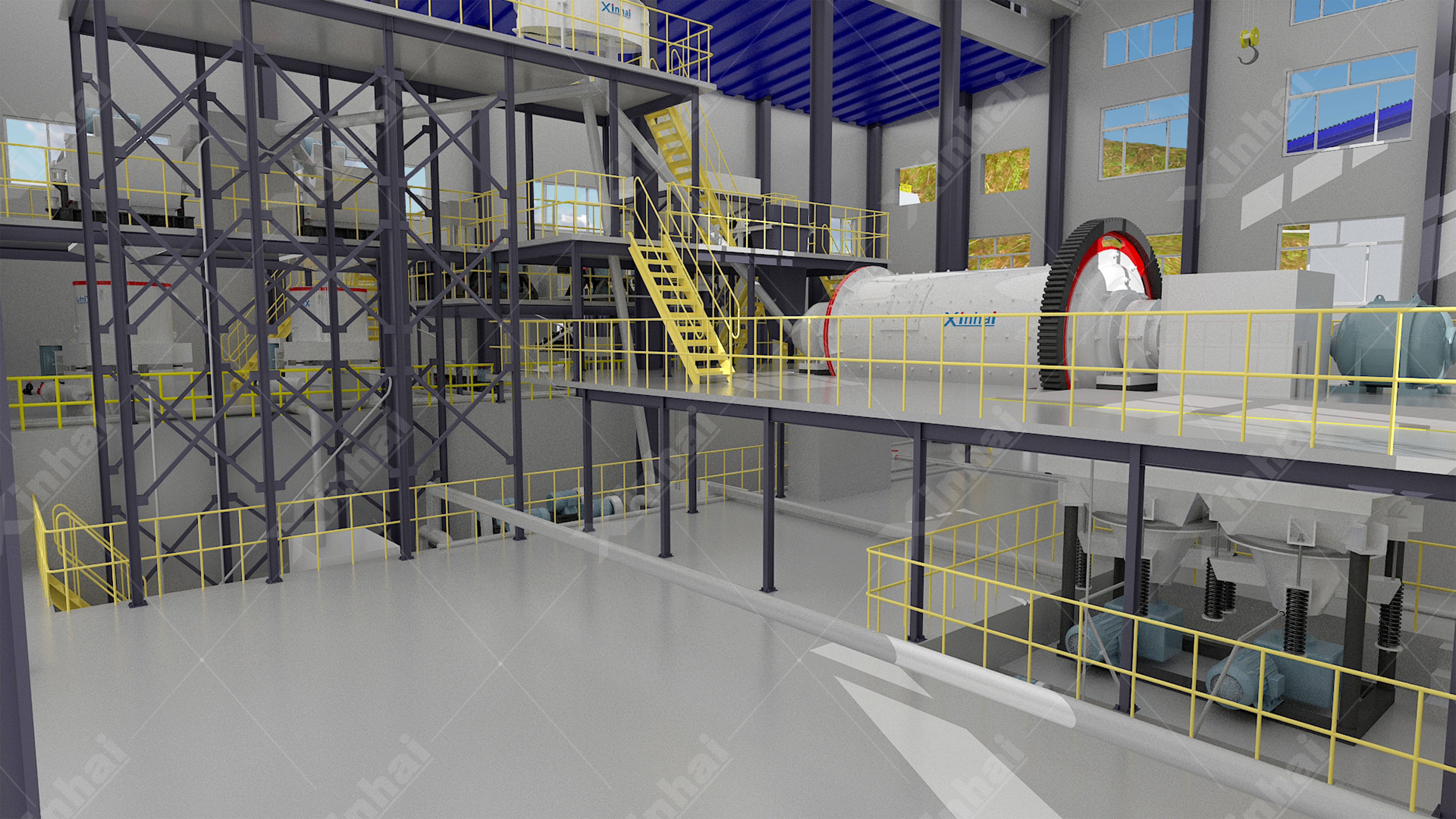 Gravity Separation Technology for White Tungsten Ore Based on Density Differences